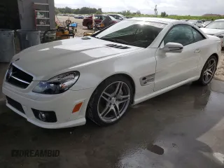 2009 Mercedes-Benz SL 55/63 AMG with VIN WDBSK70F79F153712, listed as a Copart auction lot 73093714 with Not provided miles and Salvage title. Bid and sale history available at DreamBid. Image 1.