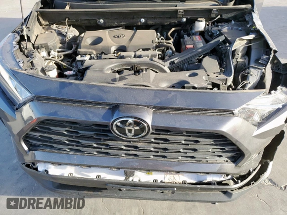 2019 Toyota RAV4 LE with VIN 2T3H1RFV3KW044273, listed as a Copart auction lot 49801745 with 104,512 mi miles and Salvage Title. Bid and sale history available at carsss.com. Image 11.