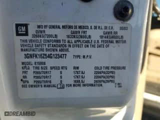 2004 Chevrolet Suburban Z71 with VIN 3GNFK16Z54G123477, listed as a Copart auction lot 85170224 with 0 mi miles and Clean Title. Bid and sale history available at carsss.com. Image 13.