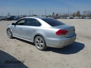 2013 Volkswagen Passat SE with VIN 1VWBN7A39DC078905, listed as a IAAI auction lot 42064537 with 185,853 mi miles and . Bid and sale history available at DreamBid. Image 3.