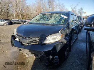 2018 Toyota Sienna LE Auto Access Seat with VIN 5TDKZ3DC1JS914700, listed as a Copart auction lot 85239834 with 107,426 mi miles and Salvage title. Bid and sale history available at DreamBid. Image 1.