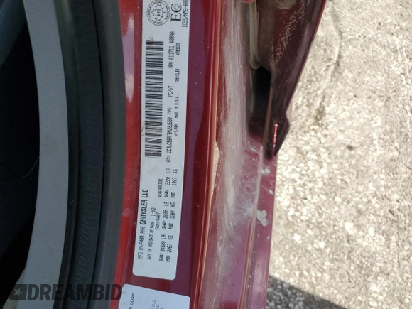 2008 Chrysler Sebring Touring with VIN 1C3LC56R78N201680, listed as a Copart auction lot 72080094 with 156,434 mi miles and Salvage Title. Bid and sale history available at carsss.com. Image 13.