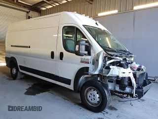 2022 Ram ProMaster Cargo with VIN 3C6MRVHG1NE114360, listed as a Copart auction lot 47051295 with 17,464 mi miles and Clean Title. Bid and sale history available at DreamBid. Image 4.