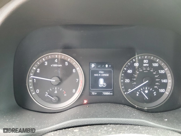 2018 Hyundai Tucson Value with VIN KM8J33A23JU743304, listed as a Copart auction lot 71563124 with 79,964 mi miles and Salvage Title. Bid and sale history available at carsss.com. Image 9.