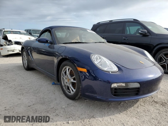 2006 Porsche Boxster with VIN WP0CA298X6U713083, listed as a Copart auction lot 74938474 with Not provided miles and Non repairable. Bid and sale history available at DreamBid. Image 4.