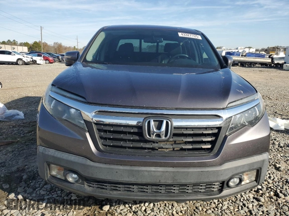 2019 Honda Ridgeline RTL-T with VIN 5FPYK3F63KB019325, listed as a Copart auction lot 43327725 with 63,124 mi miles and Salvage title. Bid and sale history available at DreamBid. Image 5.