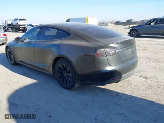 2016 Tesla Model S 90D with VIN 5YJSA1E24GF129862, listed as a IAAI auction lot 41343452 with 1 mi miles. Bid and sale history available at carsss.com. Image 3.