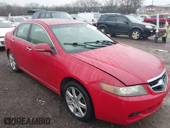 2004 Acura TSX w/Navigation with VIN JH4CL96934C012208, listed as a IAAI auction lot 41554461 with 207,525 mi miles. Bid and sale history available at carsss.com. Image 1.