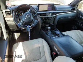 2019 Lexus LX with VIN JTJHY7AX3K4298472, listed as a Copart auction lot 63319064 with 56,567 mi miles and Salvage Title. Bid and sale history available at carsss.com. Image 8.