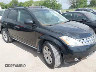 2006 Nissan Murano SL z VIN JN8AZ08W16W551129, wystawiony jako IAAI lot #42494593 z przebiegiem 148 393 mil mil oraz . Historia ofert i sprzedaży dostępna na DreamBid. Obrazek 1.