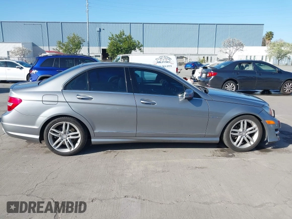 2012 Mercedes-Benz C-Class C 250 Sport with VIN WDDGF4HB2CA636370, listed as a IAAI auction lot 41947361 with 124,959 mi miles. Bid and sale history available at carsss.com. Image 14.