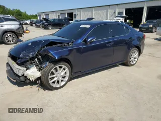 2011 Lexus IS 250 z VIN JTHCF5C24B5047624, wystawiony jako Copart lot #52319685 z przebiegiem Nie podano mil oraz Szkoda całkowita • Salvage title. Historia ofert i sprzedaży dostępna na DreamBid. Obrazek 1.