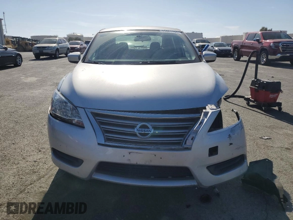 2015 Nissan Sentra SV with VIN 3N1AB7AP1FY249606, listed as a Copart auction lot 55861795 with 126,502 mi miles and Salvage Title. Bid and sale history available at DreamBid. Image 5.