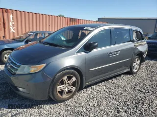 2012 Honda Odyssey Touring with VIN 5FNRL5H93CB028282, listed as a Copart auction lot 52322015 with 206,582 mi miles and Salvage Title. Bid and sale history available at carsss.com. Image 1.