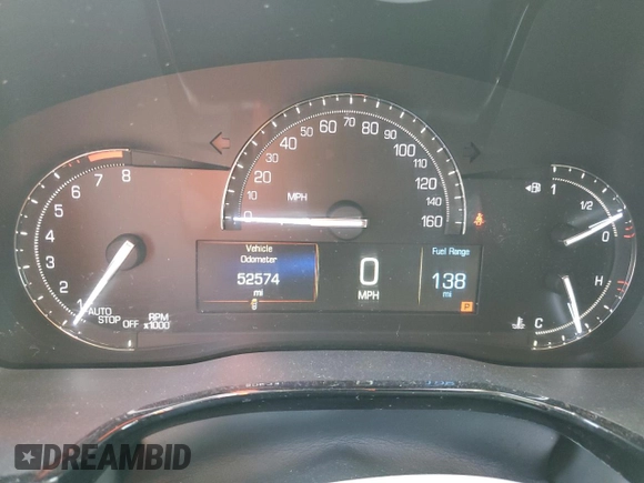 2018 Cadillac XT5 Luxury AWD with VIN 1GYKNDRS0JZ242526, listed as a Copart auction lot 47269445 with 52,574 mi miles and Salvage Title. Bid and sale history available at DreamBid. Image 9.