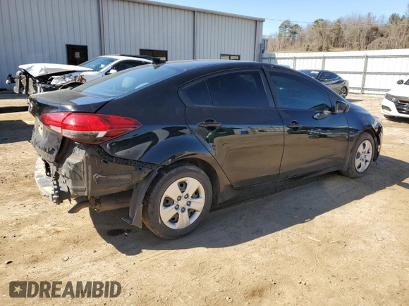 2018 Kia Forte LX with VIN 3KPFK4A76JE236670, listed as a Copart auction lot 47190785 with 110,440 mi miles and Salvage Title. Bid and sale history available at carsss.com. Image 3.