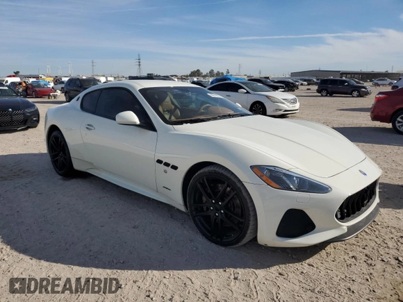 2018 Maserati GranTurismo Sport с VIN ZAM45VLA9J0270099, выставлен на аукционе Copart как лот 80519974 с пробегом 31 938 миль миль и Списание • Salvage title. История ставок и продаж доступна на DreamBid. Изображение 4.