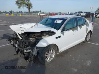 2013 Kia Optima LX with VIN 5XXGM4A78DG232064, listed as a IAAI auction lot 41753192 with 170,443 mi miles. Bid and sale history available at carsss.com. Image 2.