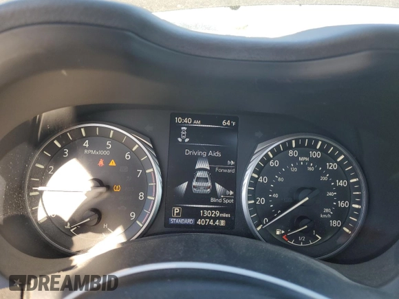 2020 Infiniti Q50 Pure with VIN JN1EV7AP5LM204983, listed as a Copart auction lot 80509274 with 13,029 mi miles and Salvage title. Bid and sale history available at DreamBid. Image 9.