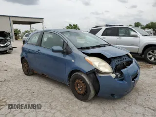 2007 Toyota Yaris with VIN JTDJT903X75095755, listed as a Copart auction lot 54366505 with 244,474 mi miles and Clean Title. Bid and sale history available at carsss.com. Image 4.