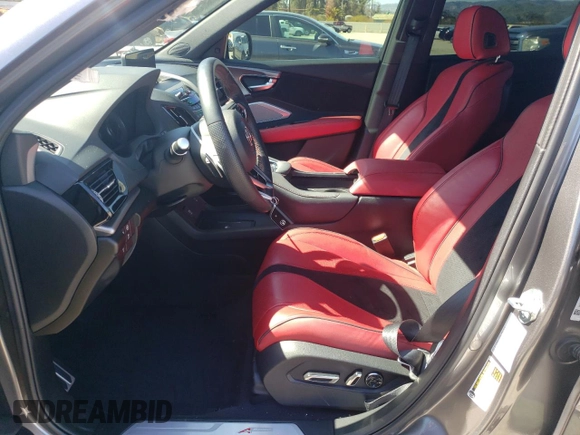 2024 Acura RDX w/A-Spec Package with VIN 5J8TC2H6XRL018981, listed as a Copart auction lot 49927015 with 10,588 mi miles and Salvage title. Bid and sale history available at DreamBid. Image 7.