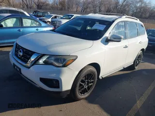 2019 Nissan Pathfinder SV with VIN 5N1DR2MM1KC590948, listed as a IAAI auction lot 41434332 with 96,352 mi miles and . Bid and sale history available at DreamBid. Image 2.