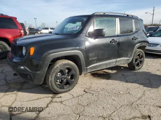 2021 Jeep Renegade Jeepster z VIN ZACNJDAB3MPM93664, wystawiony jako Copart lot #44168175 z przebiegiem 76 666 mil mil oraz Szkoda całkowita • Salvage title. Historia ofert i sprzedaży dostępna na DreamBid. Obrazek 1.