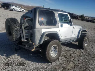 2005 Jeep Wrangler Sport with VIN 1J4FA49S05P375785, listed as a Copart auction lot 42350995 with 0 mi miles and Salvage Title. Bid and sale history available at carsss.com. Image 3.