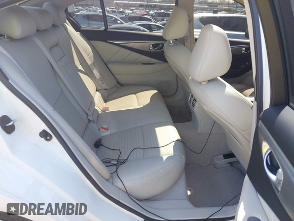 2020 Infiniti Q50 3.0t LUXE with VIN JN1EV7AR3LM253214, listed as a IAAI auction lot 41909214 with 55,460 mi miles. Bid and sale history available at carsss.com. Image 8.