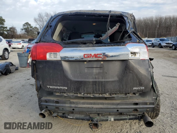 2015 GMC Terrain SLE with VIN 2GKFLWE31F6309584, listed as a Copart auction lot 88470825 with 160,029 mi miles and Salvage Title. Bid and sale history available at DreamBid. Image 6.