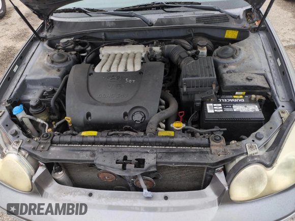 2003 Hyundai Sonata GLS with VIN KMHWF35HX3A866677, listed as a Copart auction lot 74620514 with 0 mi miles and Salvage Title. Bid and sale history available at carsss.com. Image 11.