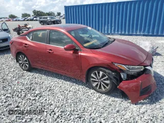 2020 Nissan Sentra SV with VIN 3N1AB8CV9LY306499, listed as a Copart auction lot 54952555 with 22,881 mi miles and Salvage Title. Bid and sale history available at DreamBid. Image 4.