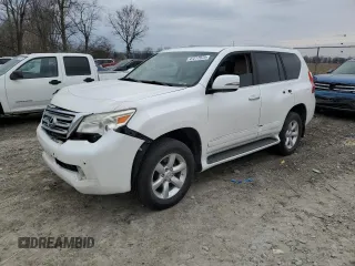 2012 Lexus GX 460 with VIN JTJBM7FX8C5038669, listed as a Copart auction lot 47217975 with 247,841 mi miles and Salvage Title. Bid and sale history available at carsss.com. Image 1.