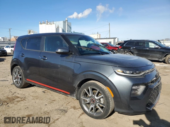 2022 Kia Soul Turbo with VIN KNDJ53AF0N7837226, listed as a Copart auction lot 89053435 with 61,408 mi miles and Salvage Title. Bid and sale history available at carsss.com. Image 4.