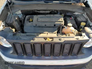 2017 Jeep Renegade Altitude with VIN ZACCJABH7HPG46080, listed as a Copart auction lot 80528314 with 91,123 mi miles and Salvage title. Bid and sale history available at DreamBid. Image 12.