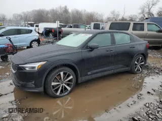 2021 Polestar 2 Launch Edition with VIN LPSED3KA0ML024930, listed as a Copart auction lot 43566215 with 0 mi miles and Salvage Title. Bid and sale history available at carsss.com. Image 1.