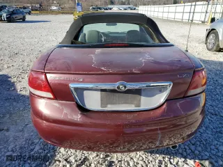2002 Chrysler Sebring LXi with VIN 1C3EL55RX2N265861, listed as a Copart auction lot 41332575 with 80,638 mi miles and Non Repairable. Bid and sale history available at carsss.com. Image 6.