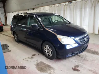 2006 Honda Odyssey EX-L with VIN 5FNRL38666B114457, listed as a Copart auction lot 46880885 with 176,033 mi miles and Salvage Title. Bid and sale history available at carsss.com. Image 4.