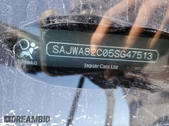 2005 Jaguar XJ Vanden Plas z VIN SAJWA82C05SG47513, wystawiony jako Copart lot #75428654 z przebiegiem 157 442 mil mil oraz Szkoda całkowita • Salvage title. Historia ofert i sprzedaży dostępna na DreamBid. Obrazek 12.