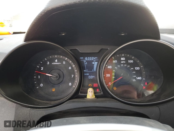 2014 Hyundai Veloster Turbo with VIN KMHTC6AE8EU201724, listed as a Copart auction lot 77487444 with 163,334 mi miles and Salvage Title. Bid and sale history available at carsss.com. Image 9.