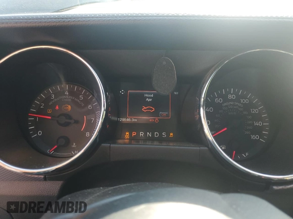 2016 Ford Mustang GT with VIN 1FA6P8CF5G5309390, listed as a Copart auction lot 58806345 with 129,546 mi miles and Salvage title. Bid and sale history available at DreamBid. Image 9.