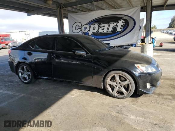2007 Lexus IS 350 with VIN JTHBE262372012011, listed as a Copart auction lot 63814275 with 133,177 mi miles and Salvage title. Bid and sale history available at DreamBid. Image 4.