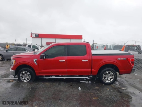 2021 Ford F-150 XL with VIN 1FTFW1E84MKE97559, listed as a IAAI auction lot 41544523 with 54,867 mi miles. Bid and sale history available at carsss.com. Image 14.