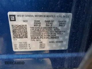2019 GMC Terrain SLT with VIN 3GKALPEX5KL350423, listed as a Copart auction lot 50354785 with 48,438 mi miles and Clean Title. Bid and sale history available at carsss.com. Image 15.