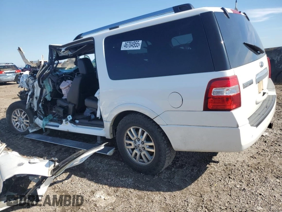 2014 Ford Expedition Max Limited with VIN 1FMJK1K53EEF62395, listed as a Copart auction lot 46704955 with Not provided miles and Non repairable. Bid and sale history available at DreamBid. Image 2.