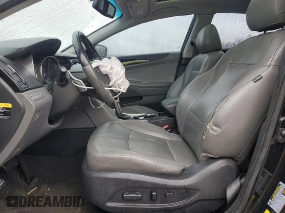 2012 Hyundai Sonata Limited with VIN 5NPEC4AB4CH384683, listed as a Copart auction lot 50160835 with 216,217 mi miles and Salvage Title. Bid and sale history available at DreamBid. Image 7.