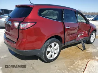2017 Chevrolet Traverse LT with VIN 1GNKRGKD2HJ148753, listed as a Copart auction lot 48069075 with 129,821 mi miles and Salvage Title. Bid and sale history available at DreamBid. Image 3.