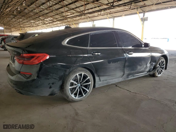2018 BMW 6 Series 640i xDrive with VIN WBAJV6C58JBC99775, listed as a Copart auction lot 85780364 with 0 mi miles and Salvage Title. Bid and sale history available at carsss.com. Image 3.