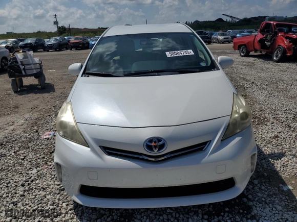 2012 Toyota Prius v Two with VIN JTDZN3EU3C3100232, listed as a Copart auction lot 50084745 with 185,444 mi miles and Salvage Title. Bid and sale history available at carsss.com. Image 5.
