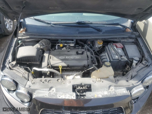 2016 Chevrolet Sonic LT with VIN 1G1JC5SH6G4170001, listed as a Copart auction lot 48853185 with 123,753 mi miles and Salvage Title. Bid and sale history available at carsss.com. Image 11.